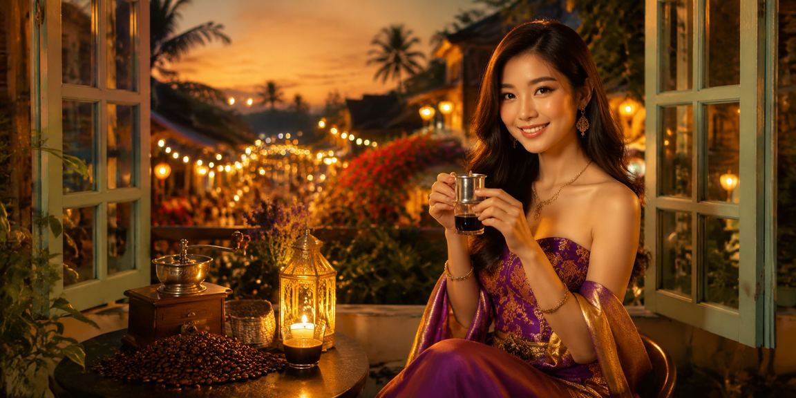 Người dùng tại Buôn Ma Thuột thực hiện nạp tiền qua ví điện tử trong quán cà phê ban sáng