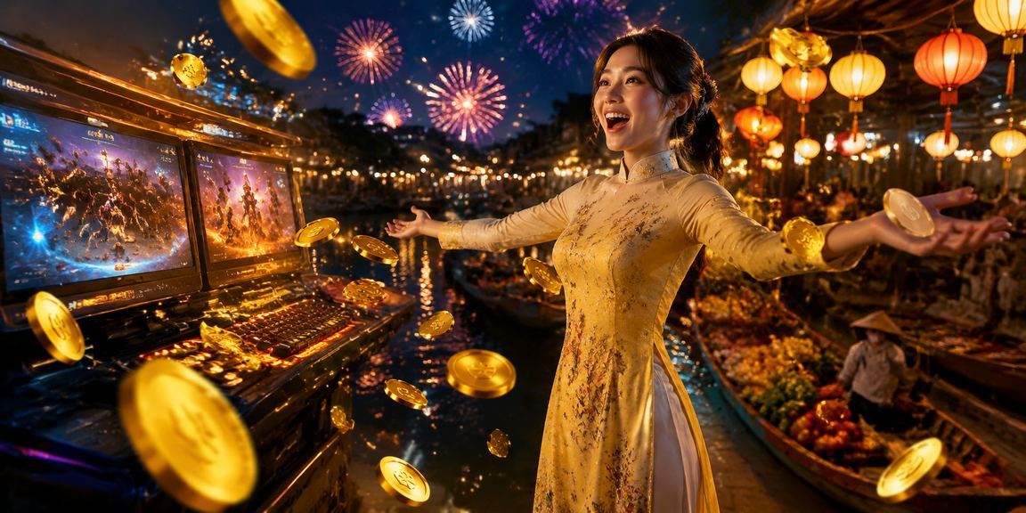 Người chơi tại phố cổ Hội An trải nghiệm jackpot trực tuyến vào buổi tối sôi động
